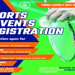 Yoma Family Day ၏ အားကစားပြိုင်ပွဲများတွင် ပါဝင်ရန်အတွက် စာရင်းပေးသွင်းရန် ဖိတ်ခေါ်ခြင်း